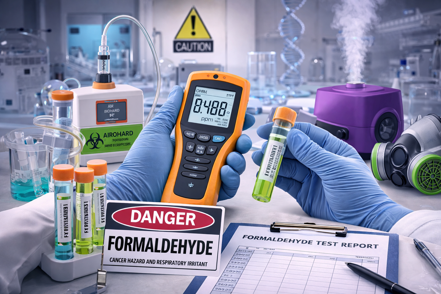 FORMALDEHYDE TESTING